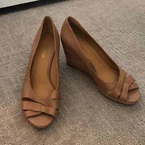 vachya pointy toe wedge pumps